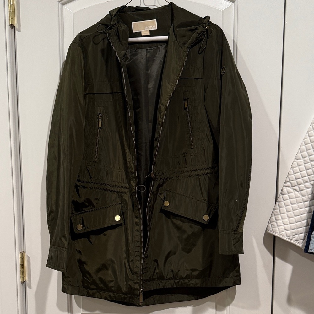 Michael Kors Dark Green Raincoat for Women